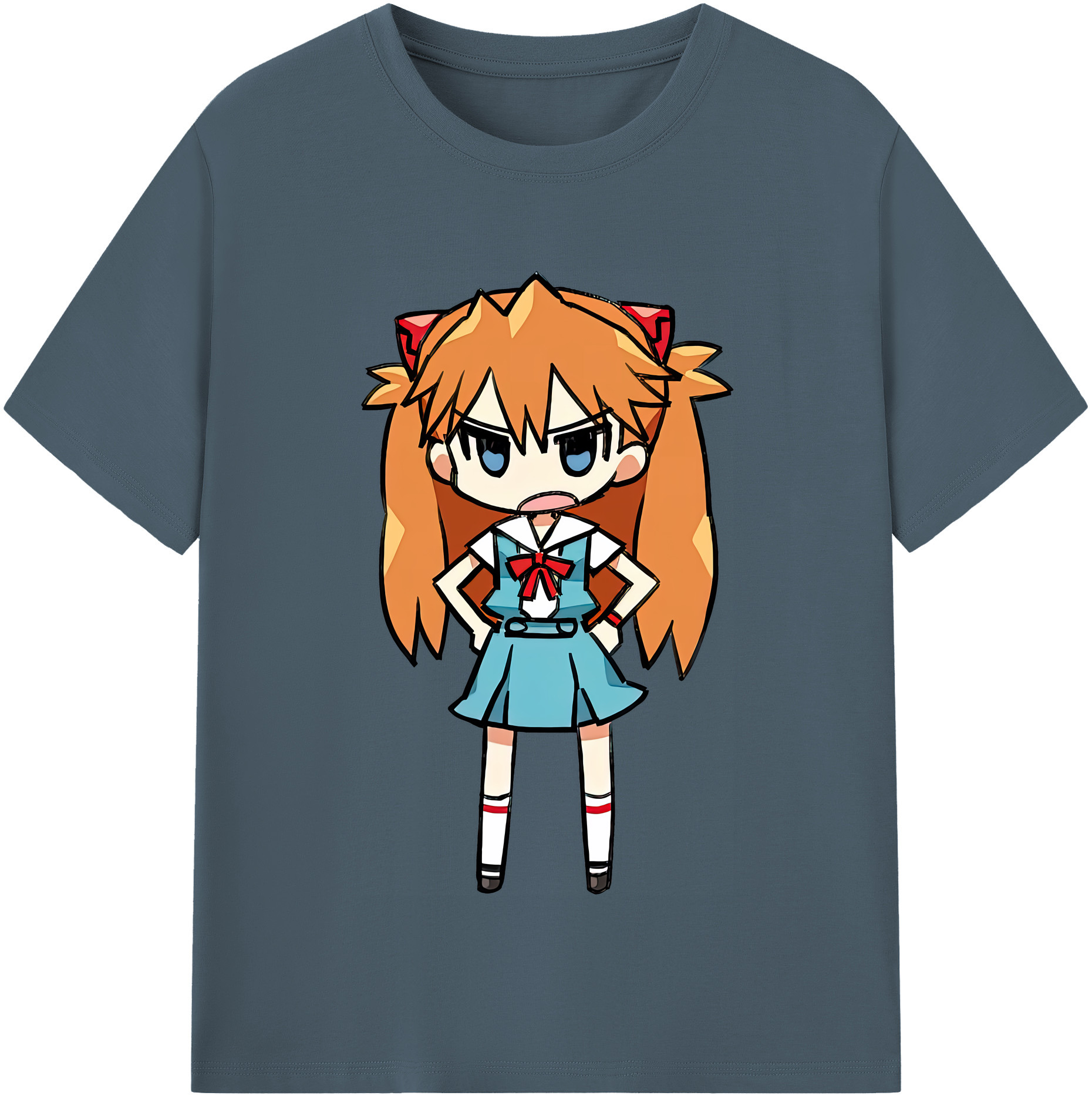 （画像用） EVA 新世紀エヴァンゲリオン 綿100％半袖Tシャツ（フロントプリント）